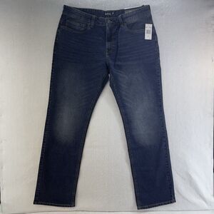 Buffalo David Bitton Jeans Men's 36x32 Blue Straight Six American Preppy Denim